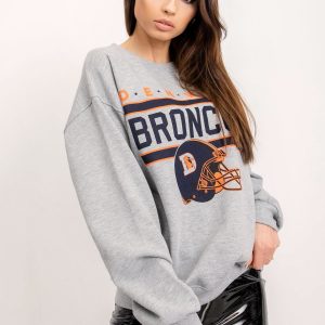 BSL Women's Grey Print Sweatshirt