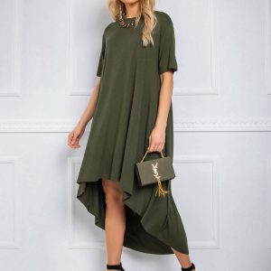 Khaki dress Casandra RUE PARIS