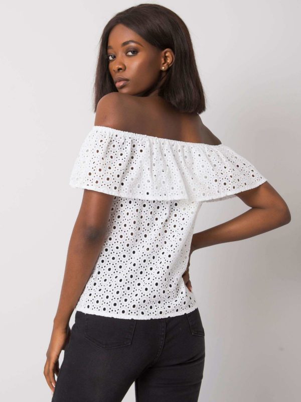 White Spanish blouse Francini