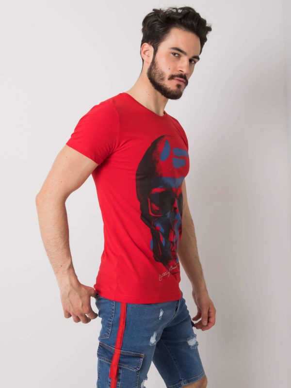 Red T-shirt for men Javier