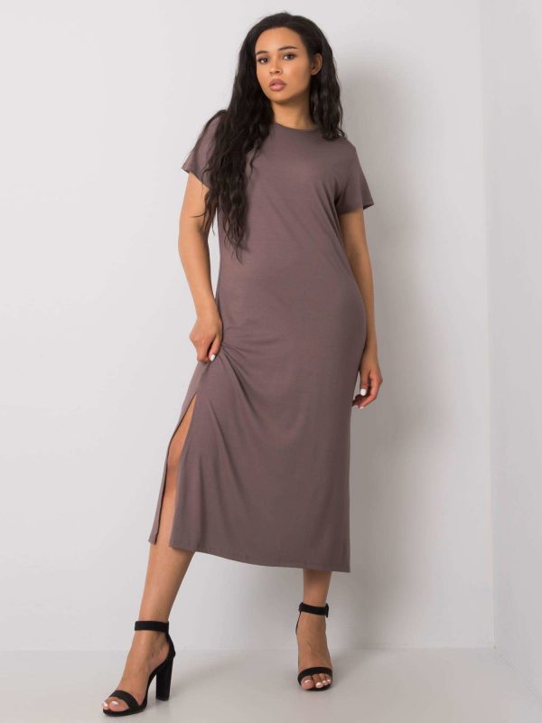 Nanette Plus Size Coffee Dress