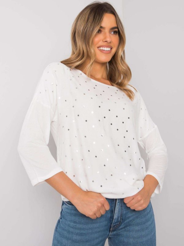 White polka dot blouse Daloris