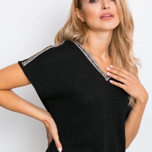 RUE PARIS Black blouse Jasmine