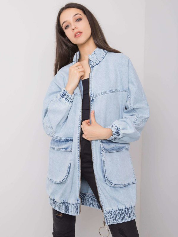 Blue Women's Denim Jacket Seraphina RUE PARIS