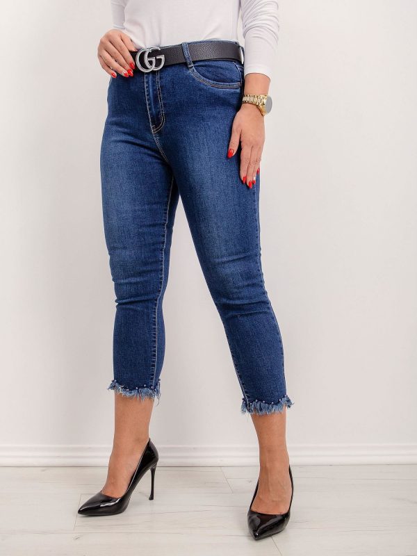 Dark blue plus size jeans Miranda