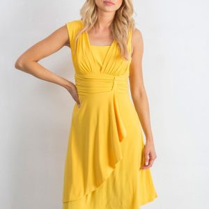 Yellow Decorative Dress