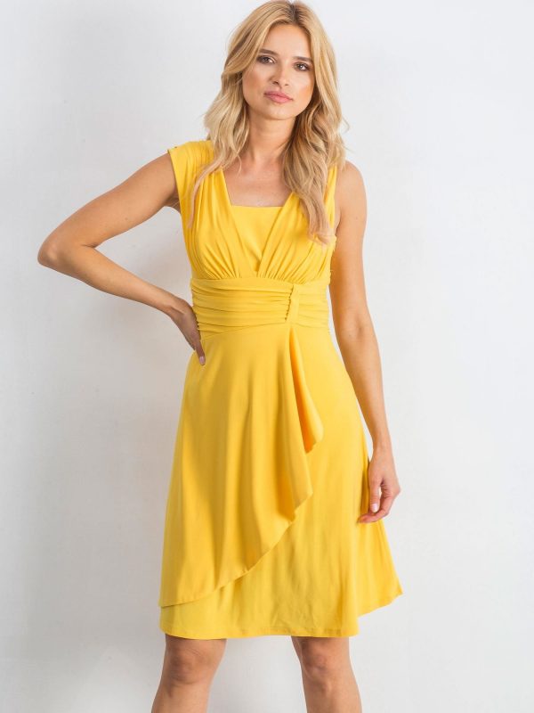 Yellow Decorative Dress