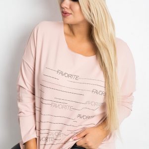 Shay Dirty Pink Plus Size Blouse