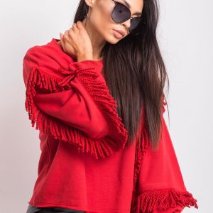 Silvia Red Sweatshirt