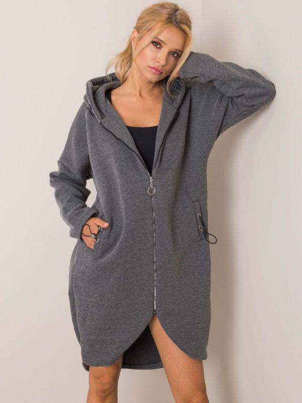 Tina RUE PARIS dark grey sweatshirt