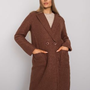 Brown classic coat Damme OCH BELLA