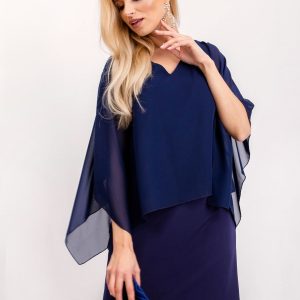 Navy blue dress Isabela