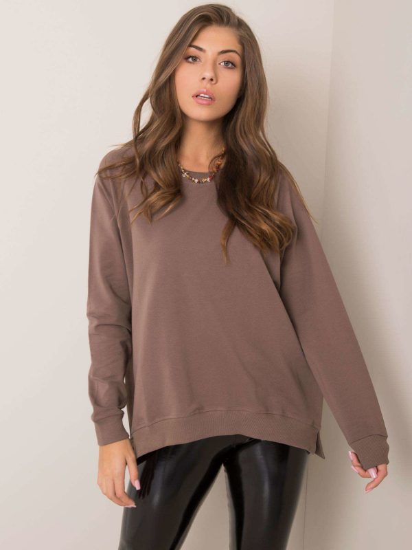 Brown sweatshirt Leila RUE PARIS