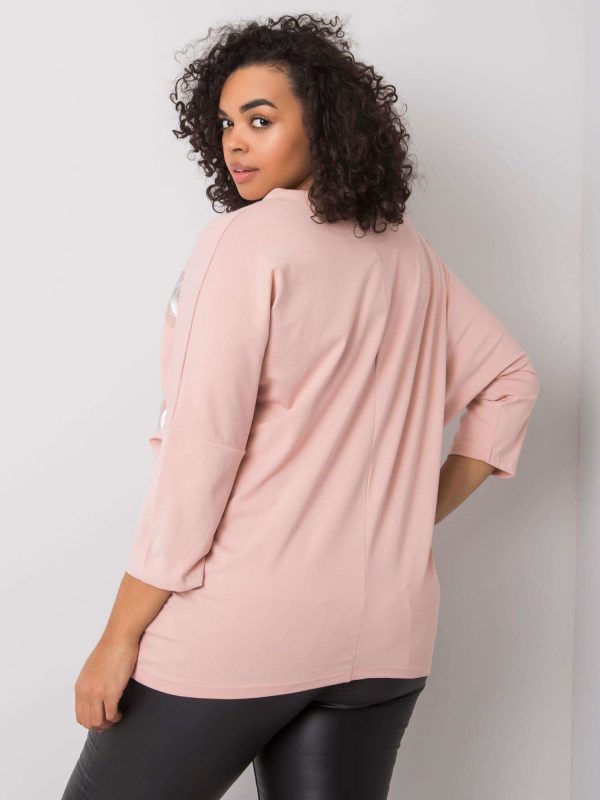 Kaylane Dirty Pink Cotton Blouse