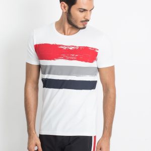 TOMMY LIFE Men's White T-Shirt