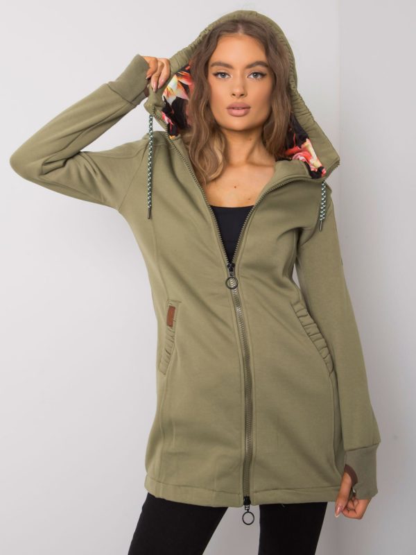 Khaki Emilea zipper