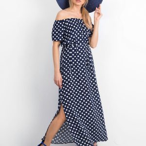 Navy Blue Counterpart Dress