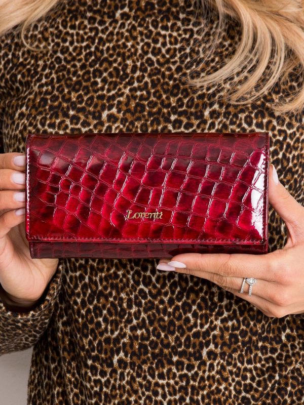 Red Leather Wallet