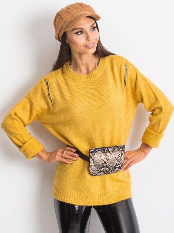 RUE PARIS Mustard Sweater Sound