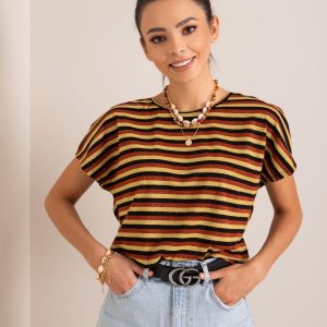 Brown and gold blouse Pride RUE PARIS