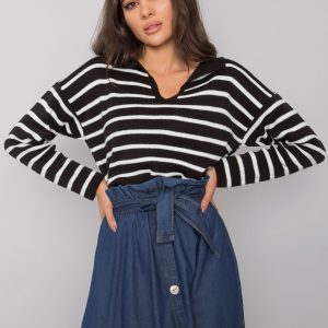 Black striped sweater Evanston RUE PARIS