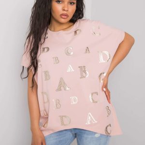 Sabina Dirty Pink Plus Size Blouse