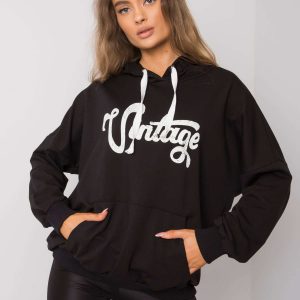 Anahita black kangaroo sweatshirt