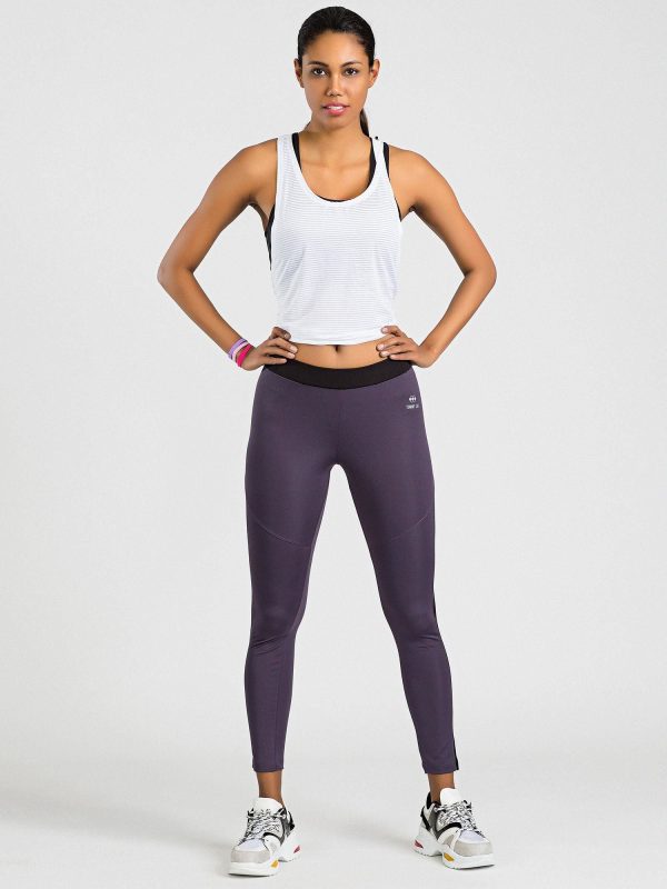 TOMMY LIFE Purple Sport Leggings