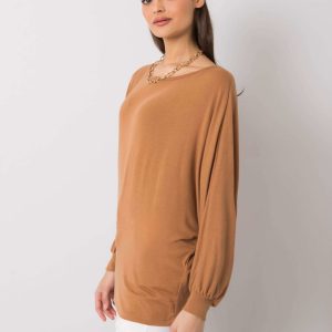 Light brown oversized blouse Madelena RUE PARIS