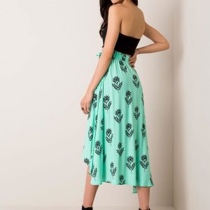 Mint skirt Velvet RUE PARIS