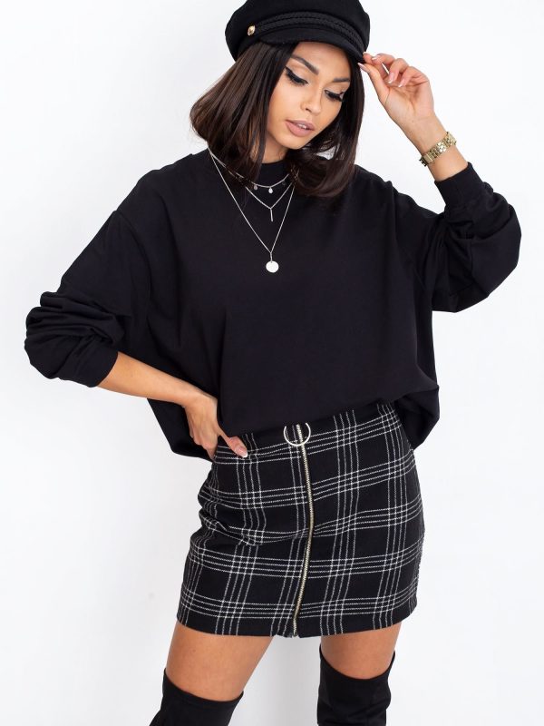 Black Twist Sweatshirt