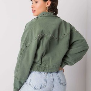 Khaki denim jacket Calla