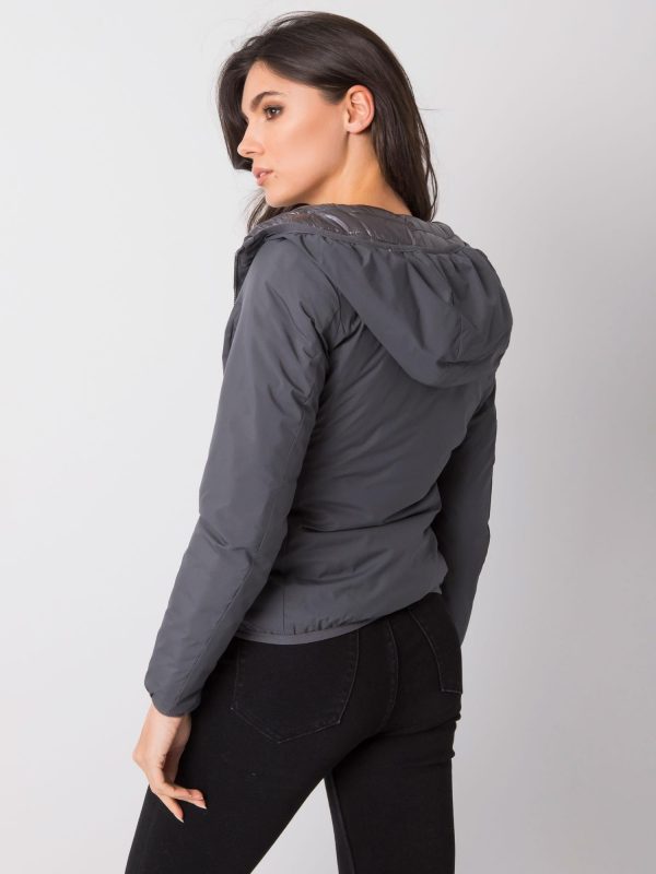 Dark Grey Double-Sided Jacket Sonja