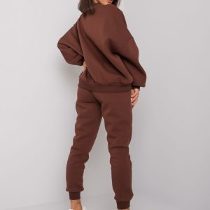 Dark Brown Bradford Two Piece Tracksuit Set