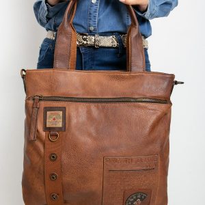 Brown Women's Eco Leather Shoulder Bag