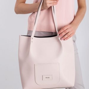 Light pink women's handbag