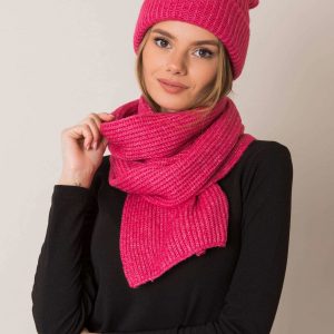 Pink set hat and scarf RUE PARIS