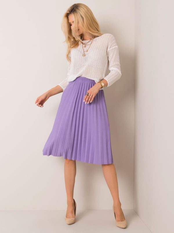 Purple skirt Irene RUE PARIS