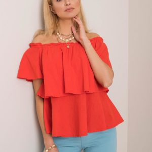 Red blouse Salma RUE PARIS