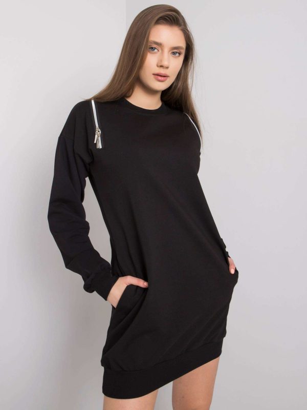 Black Casual Dress Emina RUE PARIS