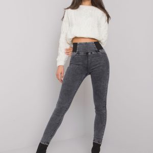 Grey jeggings high waist Vernal