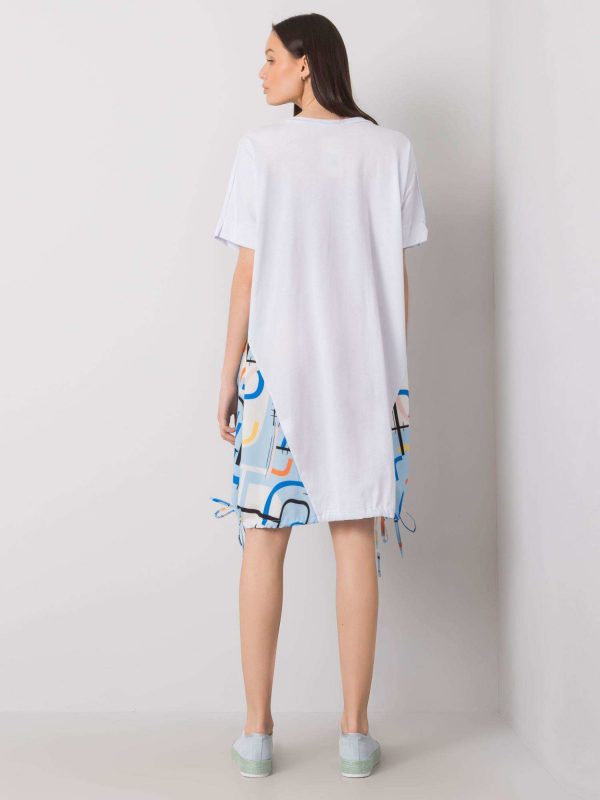 White and blue dress with Ebba inscription