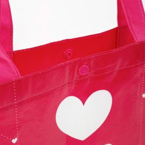 Dark pink shopping bag