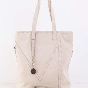 Light Beige Urban Bag with studs