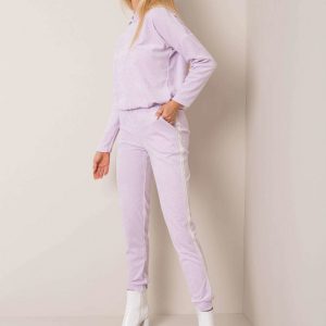 Light purple velour set Janette RUE PARIS