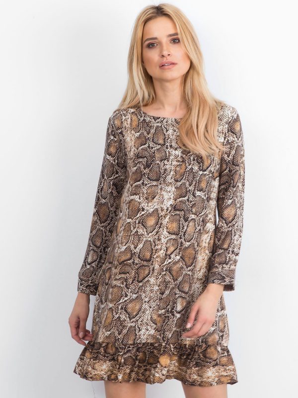 Brown Clifftop Dress