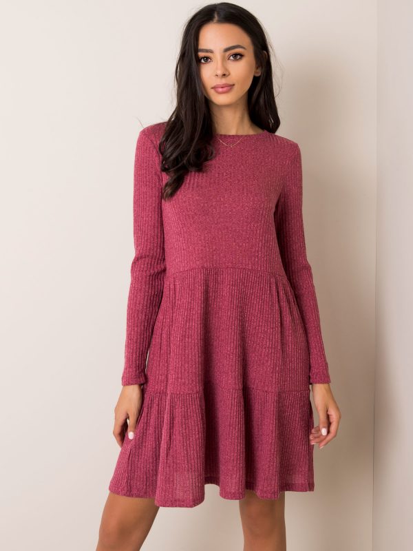 Dark pink dress Single FRESH MADE