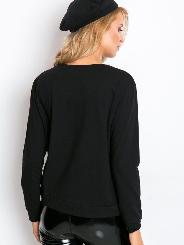 Black Crazy Sweatshirt