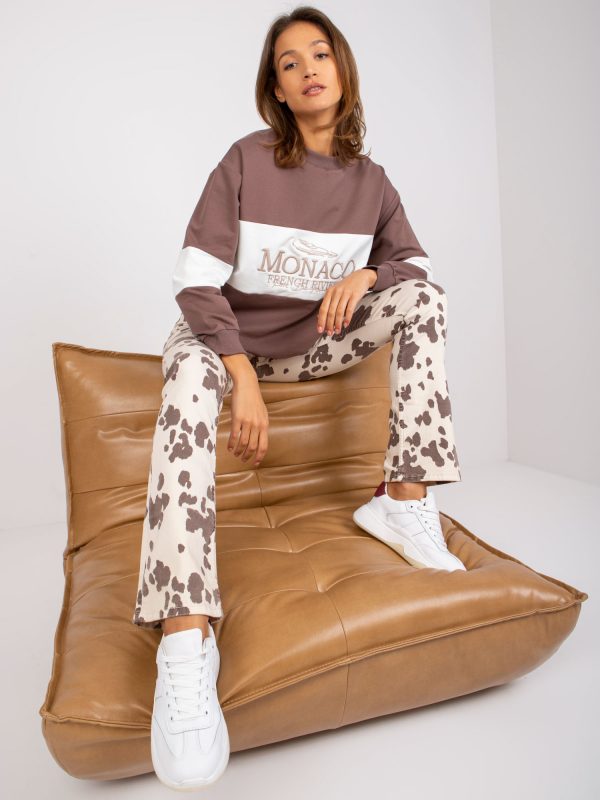 Brown sweatshirt oversize Bethany