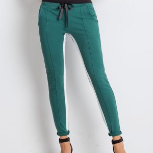 Dark Green Defined sweatpants